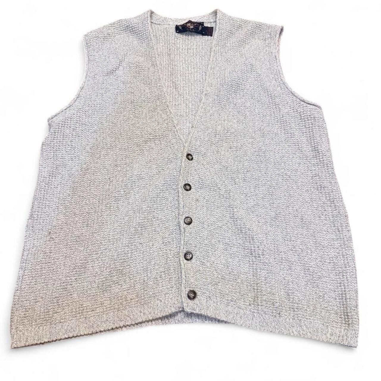 0087 Vintage Lake Harmony Usa Sweater Vest Made In Usa
